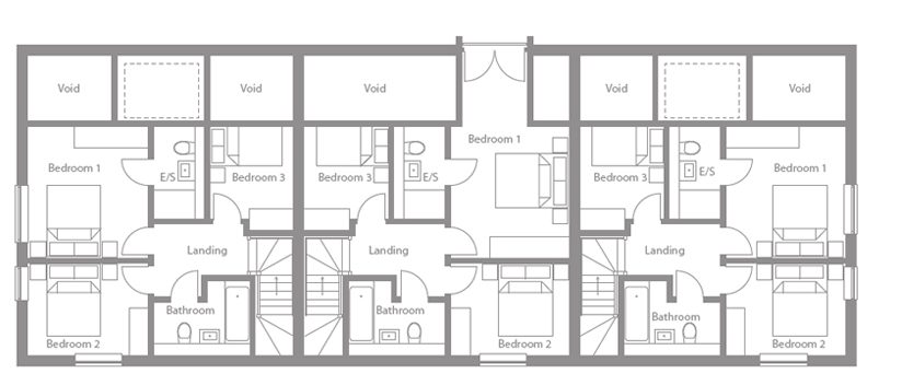 Plot 2, 3 & 4 - first floor