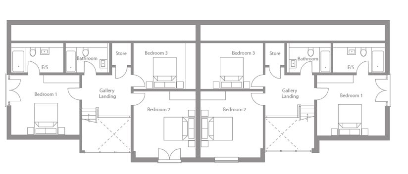 Plots 5 & 6 - First floor