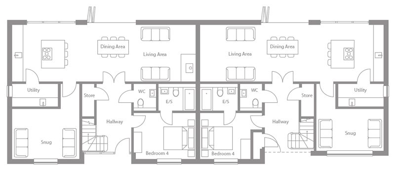 Plots 5 & 6 - Ground floor