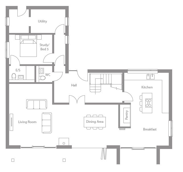 Plot 7 - ground floor